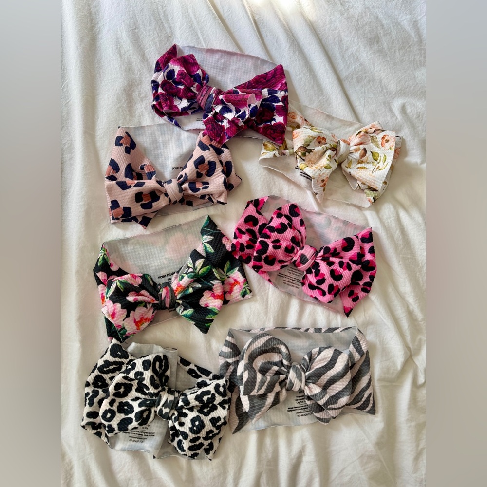 Posh Peanut Bow Girls Headband Lot / Bundle